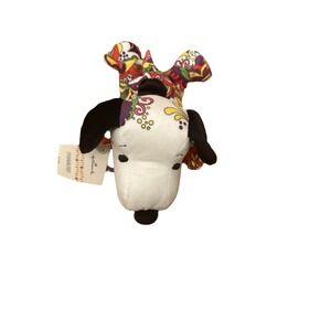 Hallmark Peanuts Floppy Snoopy Psychedelic‎ Plush 10" Groovy Plush Dog